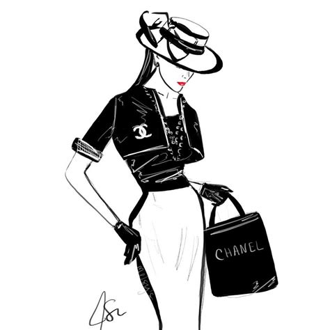 chanel drawing art